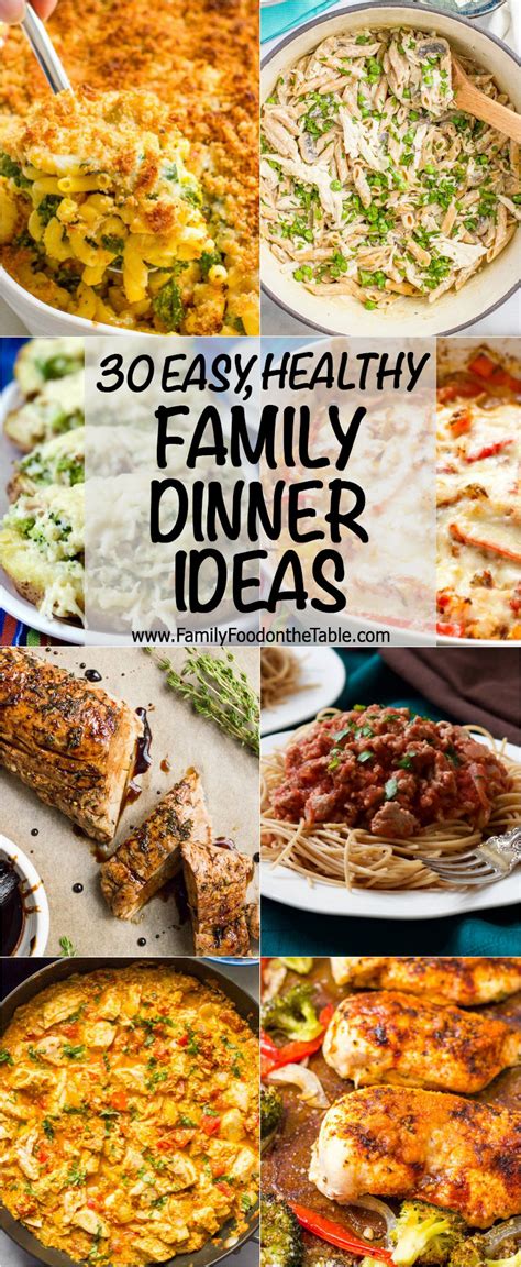 Easy Family Meal Ideas